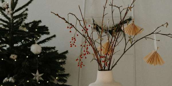 Adventskalender van mini-bloempotjes